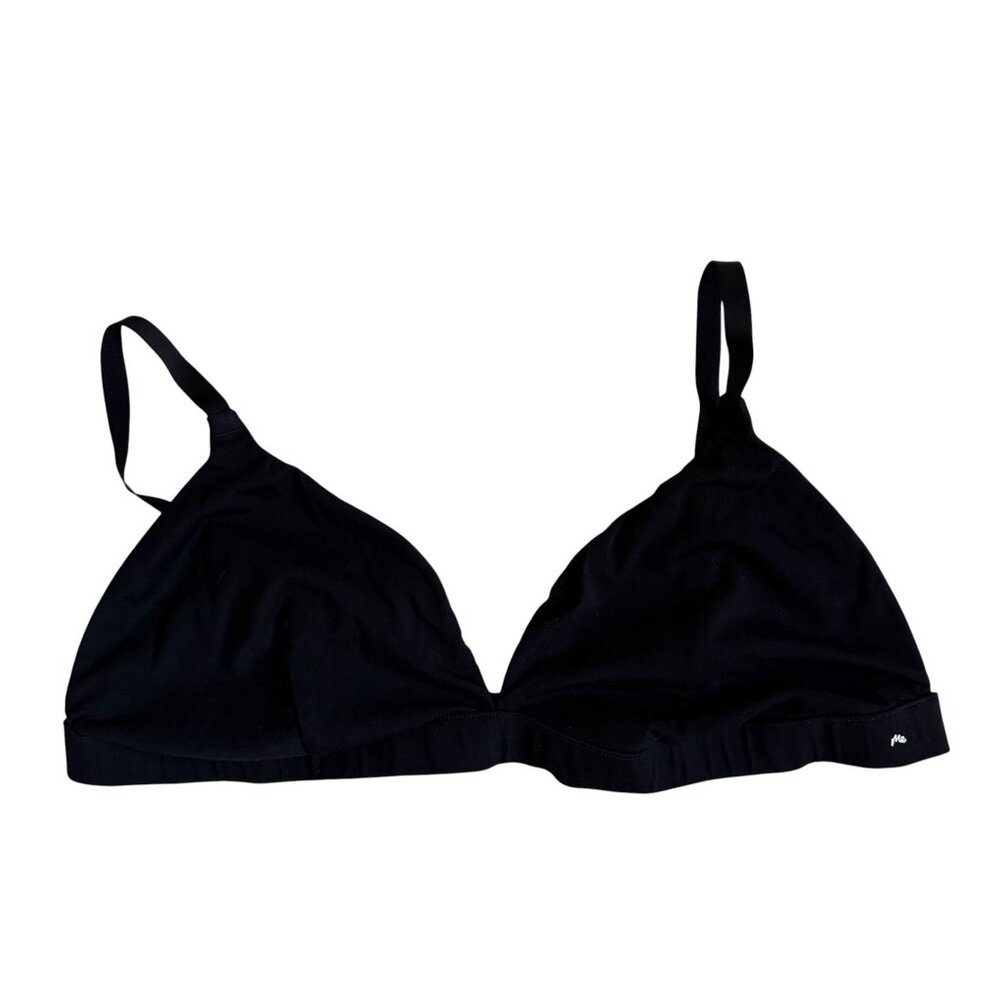 MeUndies Modal Triangle Bralette (Black) - 2XL